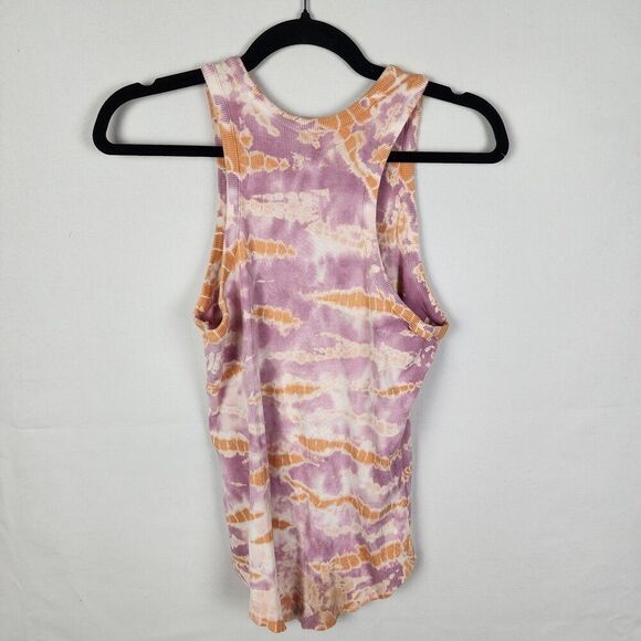 Christina Haack YFB Robbie Tie Dye Tank Size Medium Festival Hippie Racerback - Picture 4 of 8